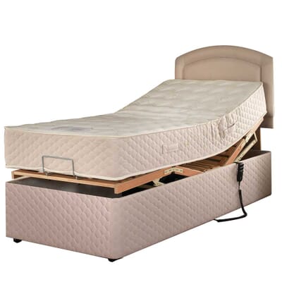 Jenny Adj Divan Bed 3ft Nrs Healthcare