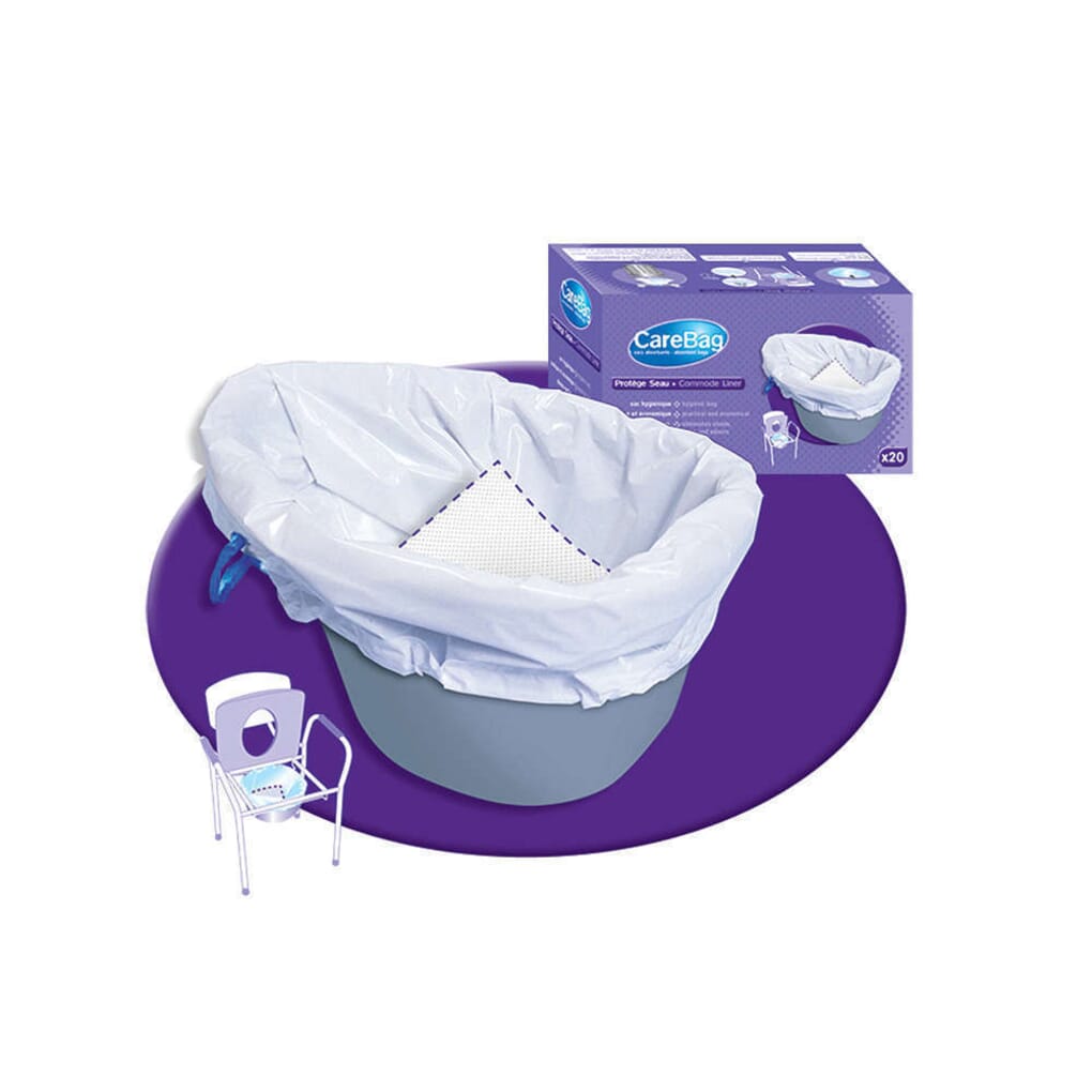 Care Bag Commode Liners Pack of 20 Complete Care Shop