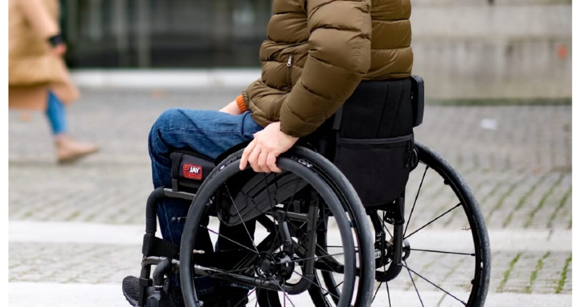 Wheelchair a store