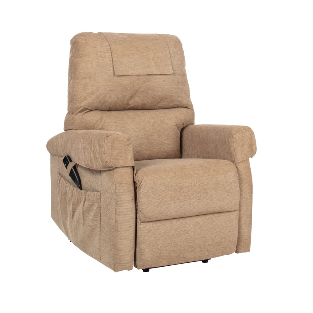 Caramel recliner online chair