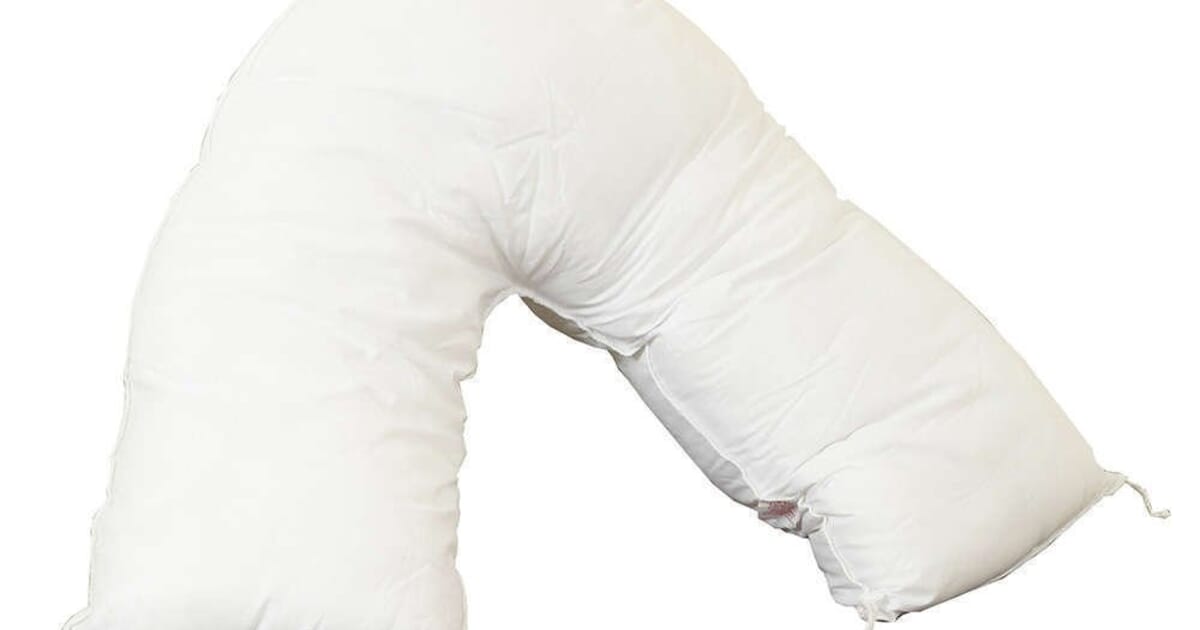 V Shaped Nursing Pillow with a Case NRS Healthcare Pro