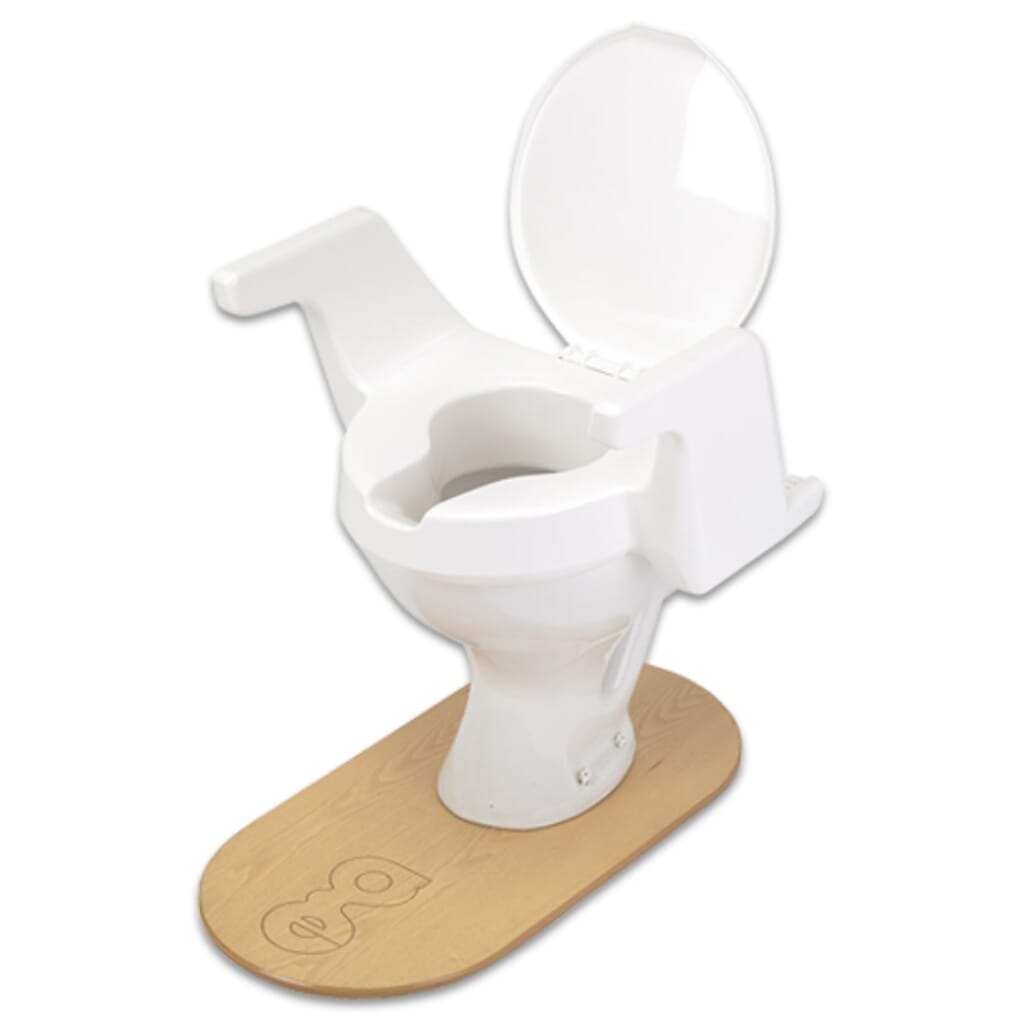 Bariatric toilet clearance seat