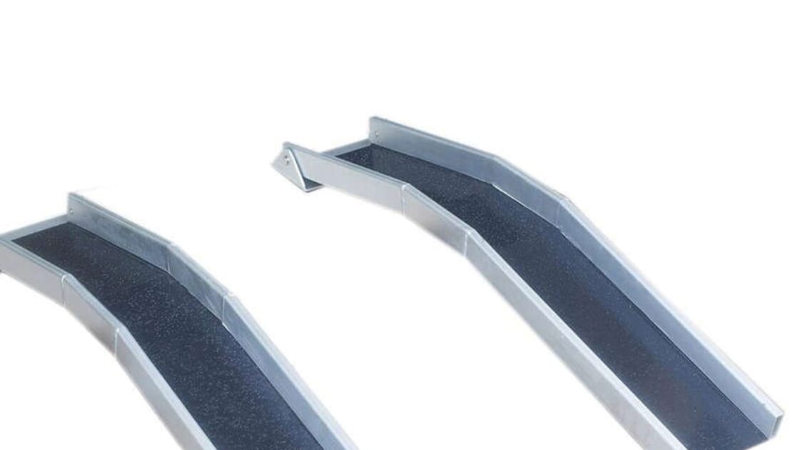 NRS Healthcare Lightweight Threshold Channel Ramps Pair NRS