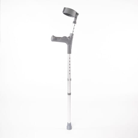 Pair of Blue Soft Grip Closed Cuff Comfort Handle Crutches 