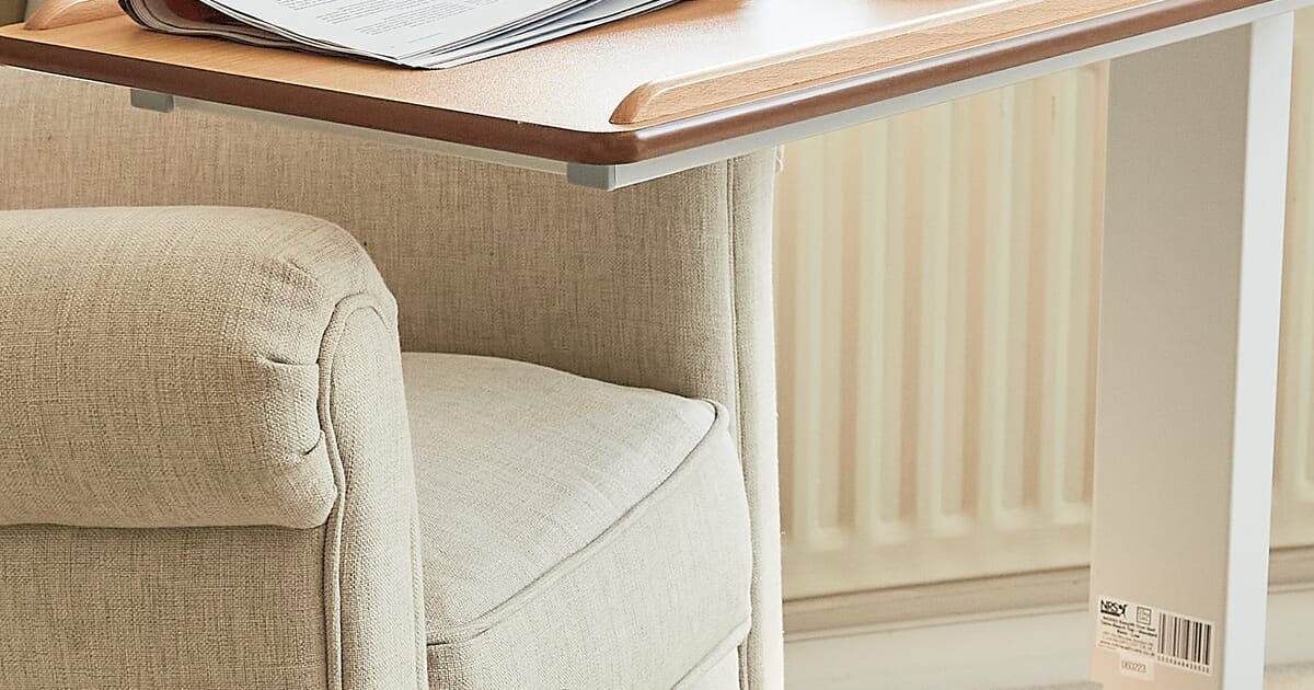 NRS Healthcare Easylift Overbed / Chair Table Low Bed Option NRS Healthcare Pro