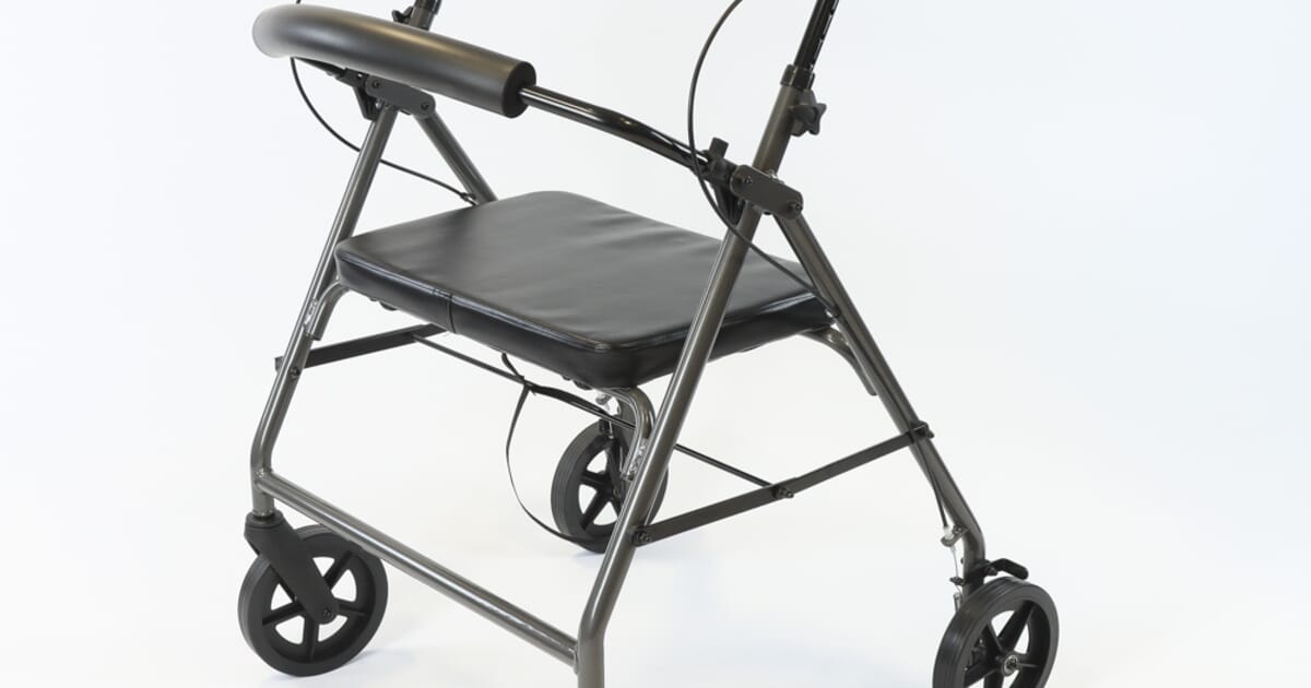 NRS Healthcare Bariatric 4 Wheel Aluminium Rollator Complete Care Shop