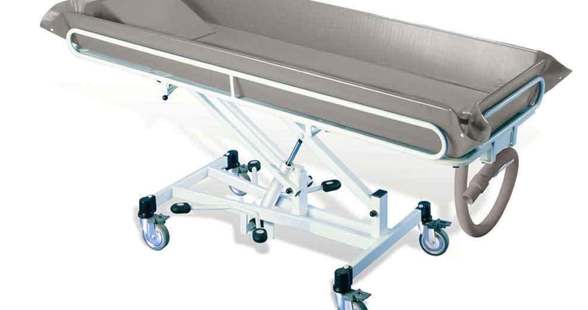Chiltern Shower Trolley T3 Hydraulic Height Adjustable Small