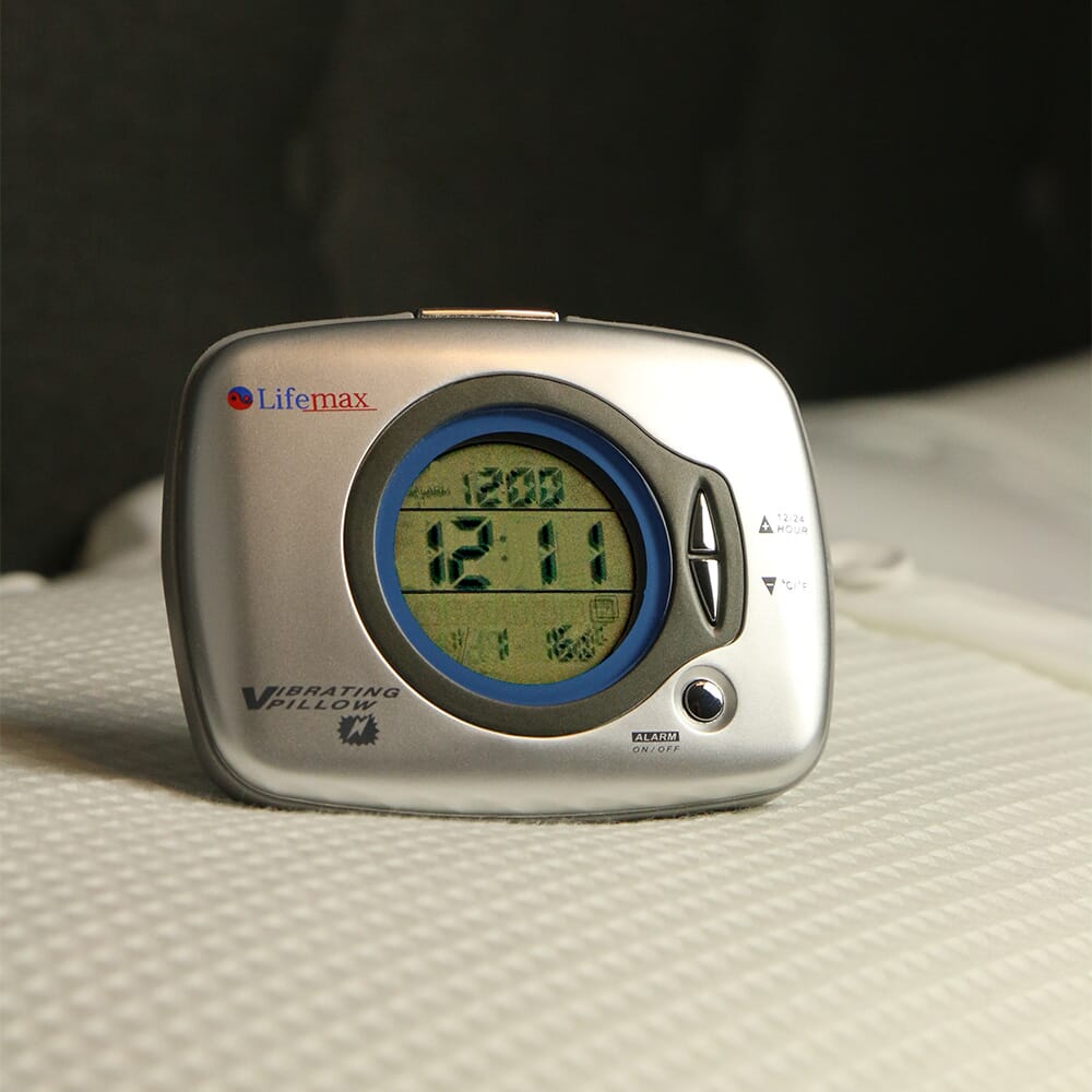 Lifemax Grey Vibration Alarm Clock Small