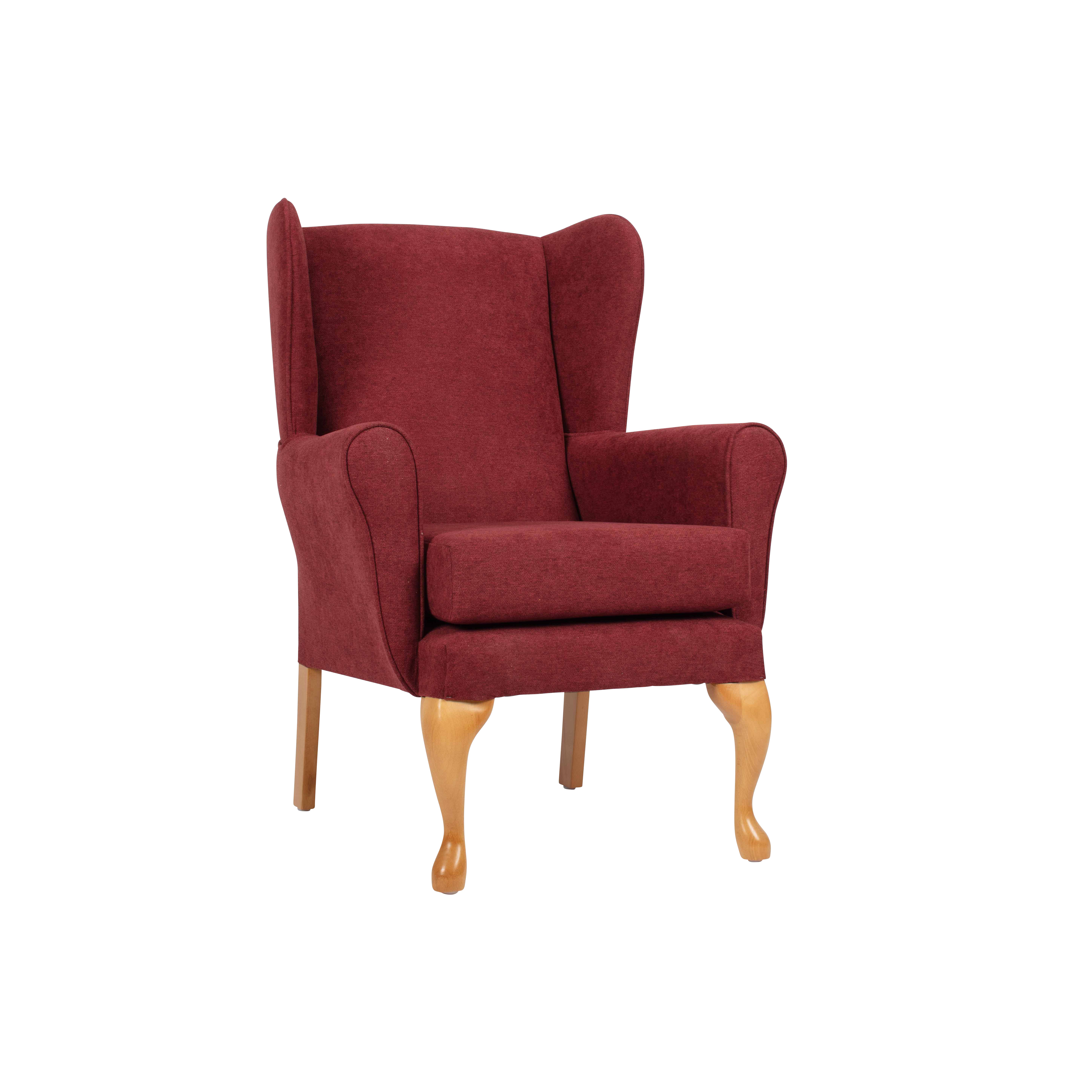 Straight back best sale armchair for elderly