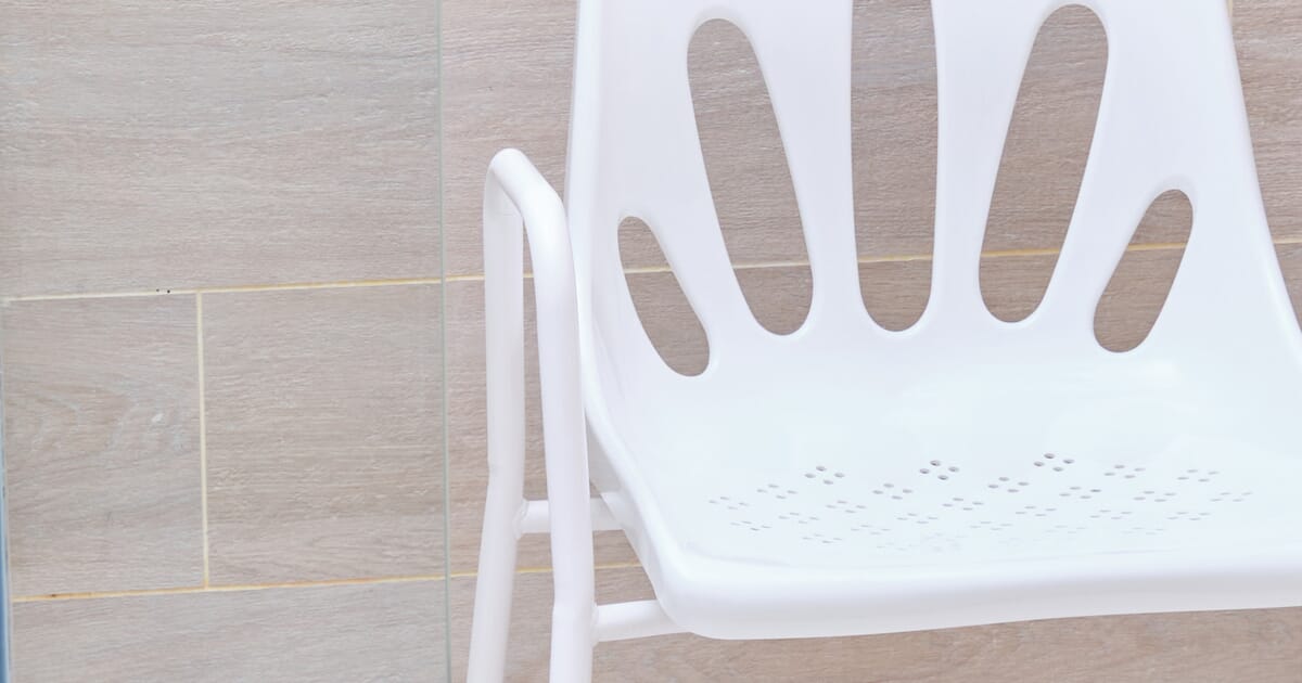 NRS Healthcare Stackable Adjustable Shower Chair Complete Care Shop