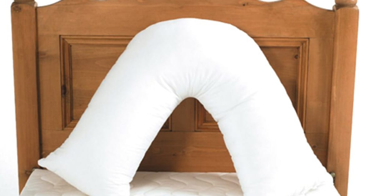 V pillow for back pain hot sale
