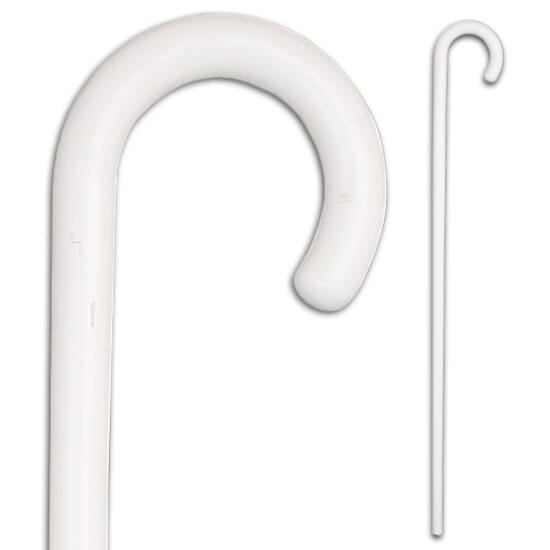 Crook Handle White Walking Stick Complete Care Shop