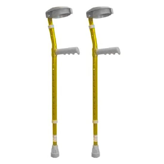 Yellow Childrens Coloured Crutches Complete Care Shop