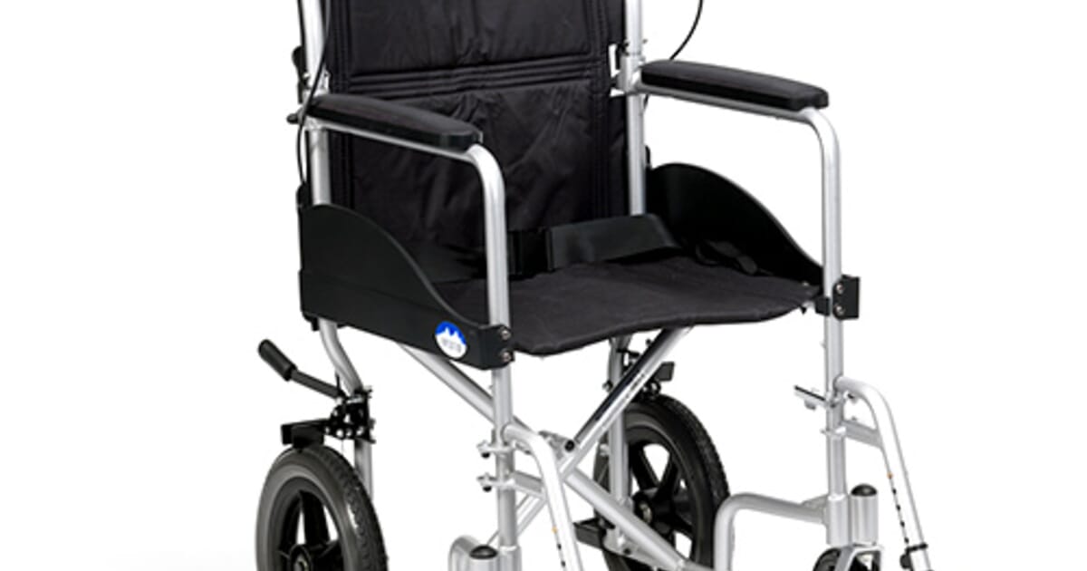 Deluxe Folding Wheelchair NRS Healthcare Pro