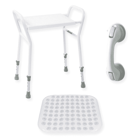 Argos round shower outlet stool