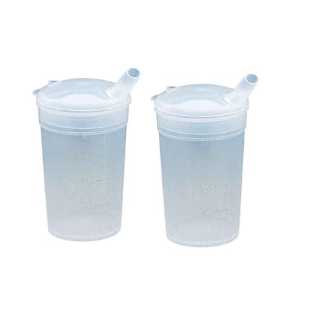 SafeSip Clear Straw Holder Drink Covers 4-Pack