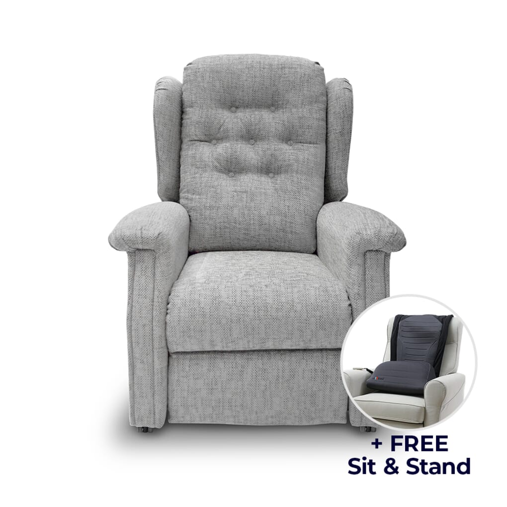 Low profile clearance swivel recliner