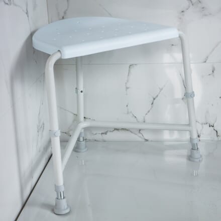 Corner shower deals stool plastic