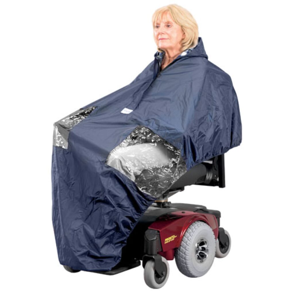 Mobility Scooter Cape  Waterproof Rain Poncho Cover for Electric