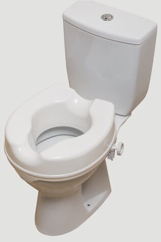 NRS Healthcare Linton Plus Raised Toilet Seat - 50mm - Retail Pack Version