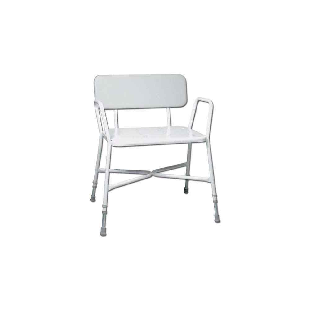 wide shower chair with arms