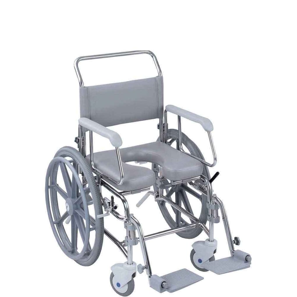 TransAqua Shower Chair Self Propelled Medium Flat Pack