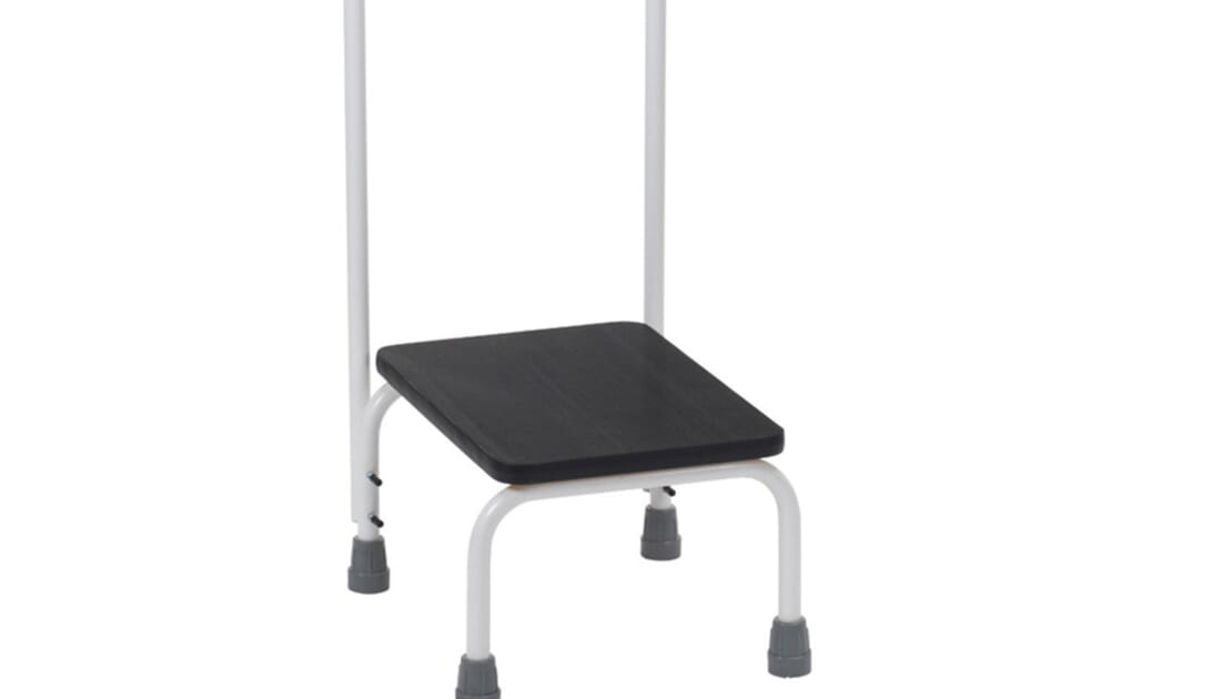 Folding one step stool hot sale with handle