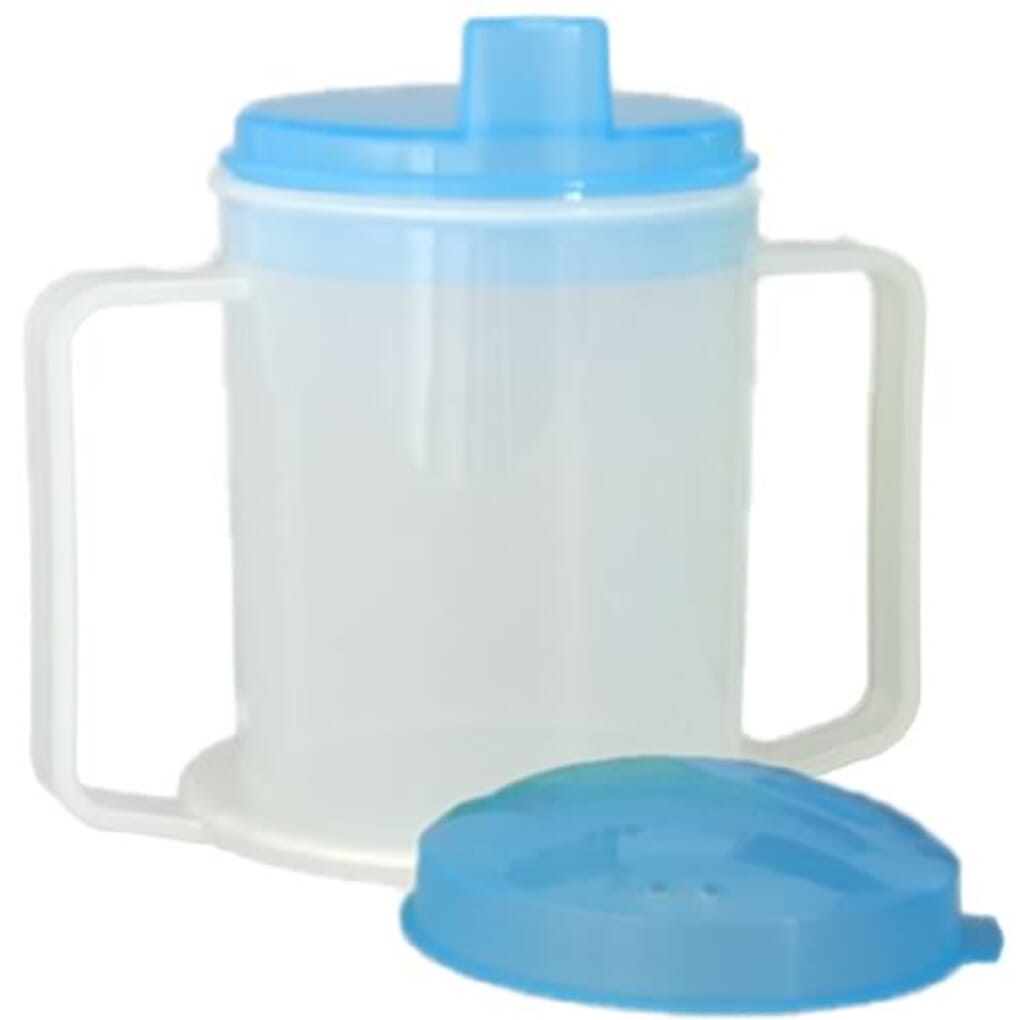 300ml Adult Sippy Cups Portable Spill Proof Mobility Drinking Cups