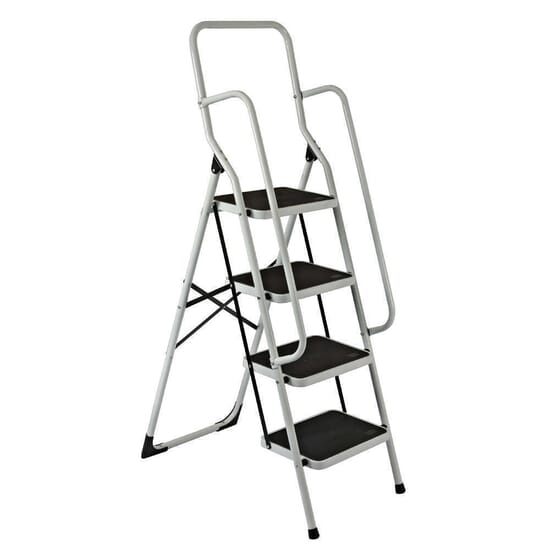 Step Ladder With Safety Rail - NRS Healthcare - NRS Healthcare