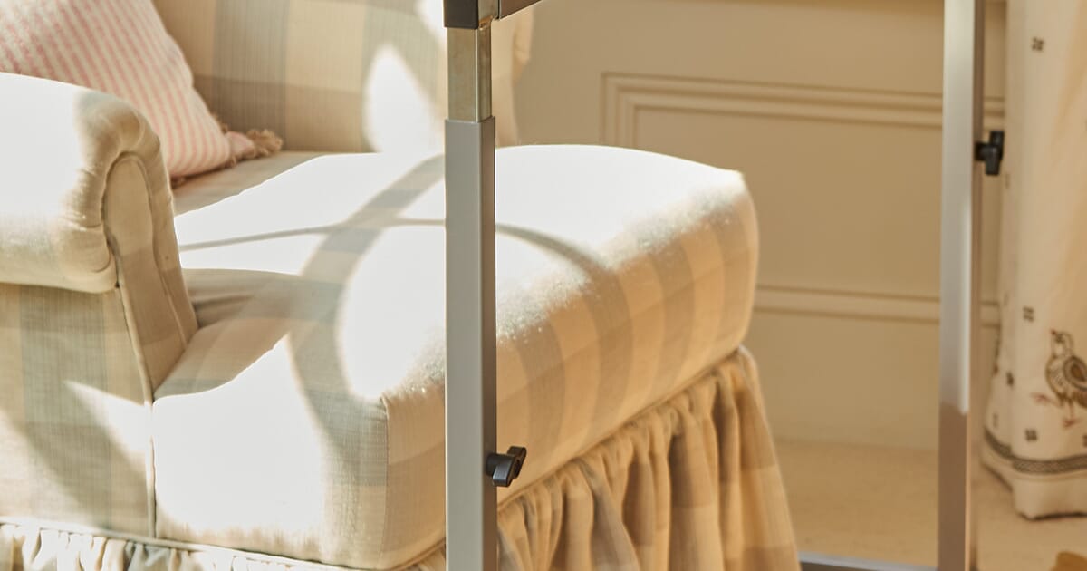 NRS Healthcare Curved Adjustable Overbed Table NRS Healthcare Pro