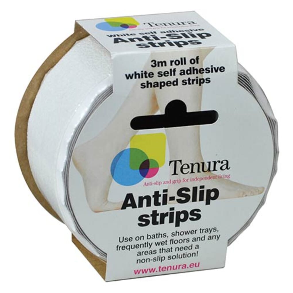 24pcs Transparent Anti-Slip Strips Bathroom/Bathtub White Non-Slip Tape  2*20cm