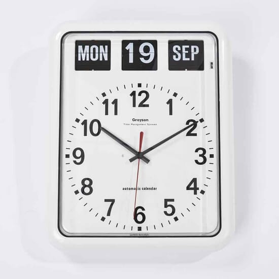 Large Calendar Wall Clock Complete Care Shop