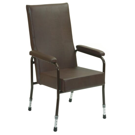 Adjustable High Back Chair with Padded Arms Complete Care Shop