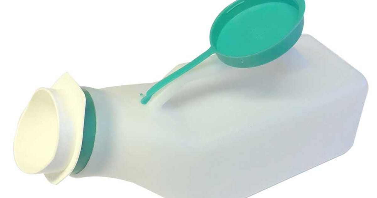 Male Urinal with Non Return Valve Set NRS Healthcare Pro