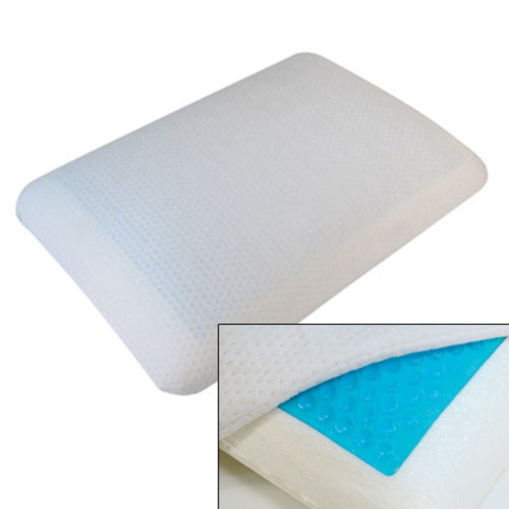 Memory fiber clearance pillow