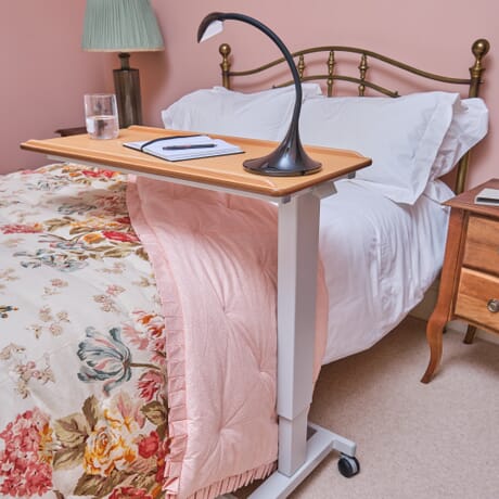 Adjustable over deals bed table