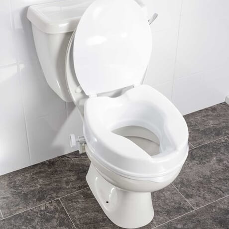 Raised toilet deals seat for elderly