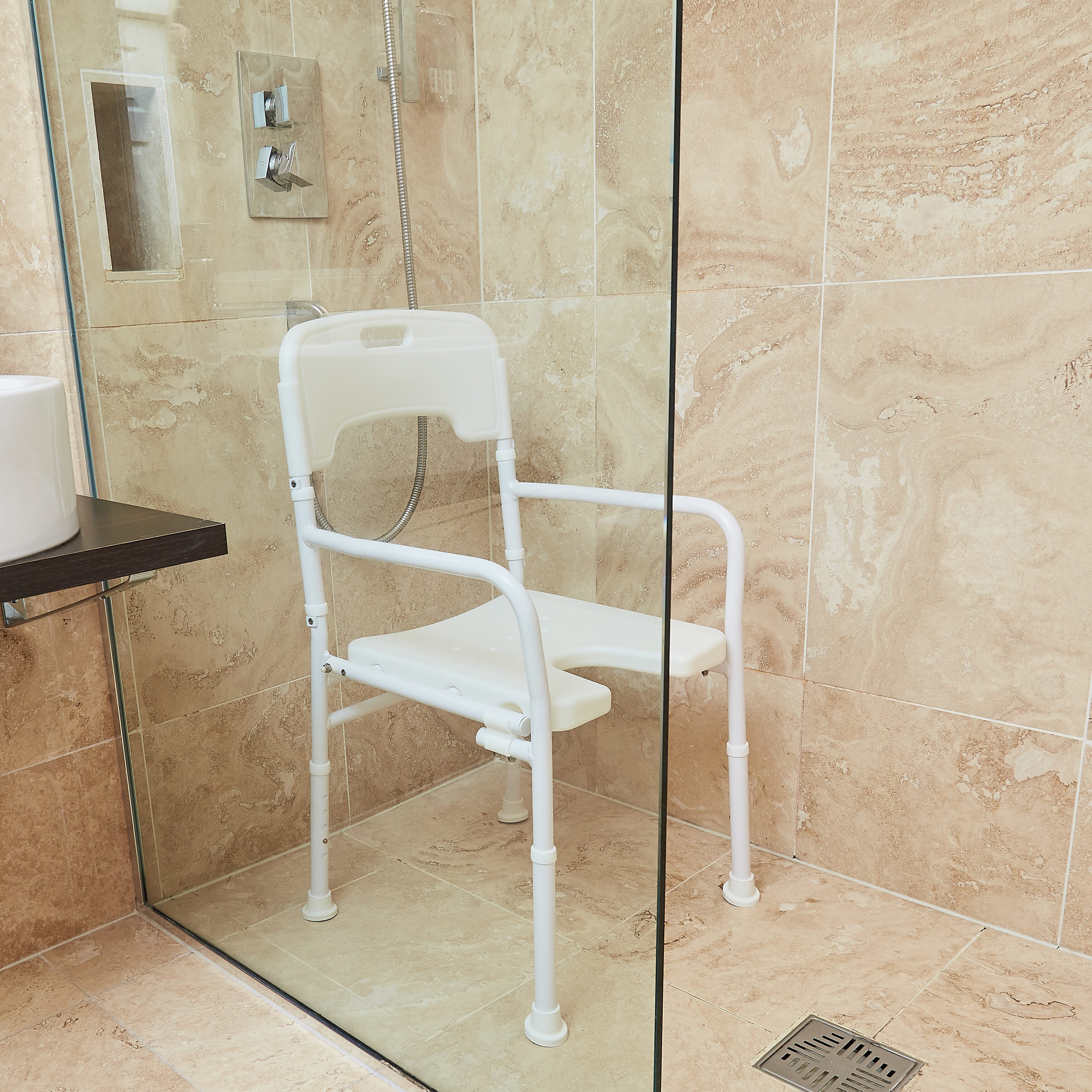 Shower chair for shower stall sale