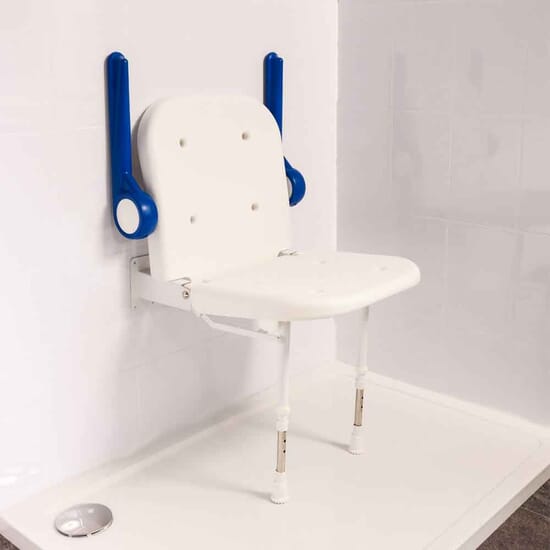 Advanced Wall Mounted Shower Seat [VAT Exempt] NRS Healthcare NRS
