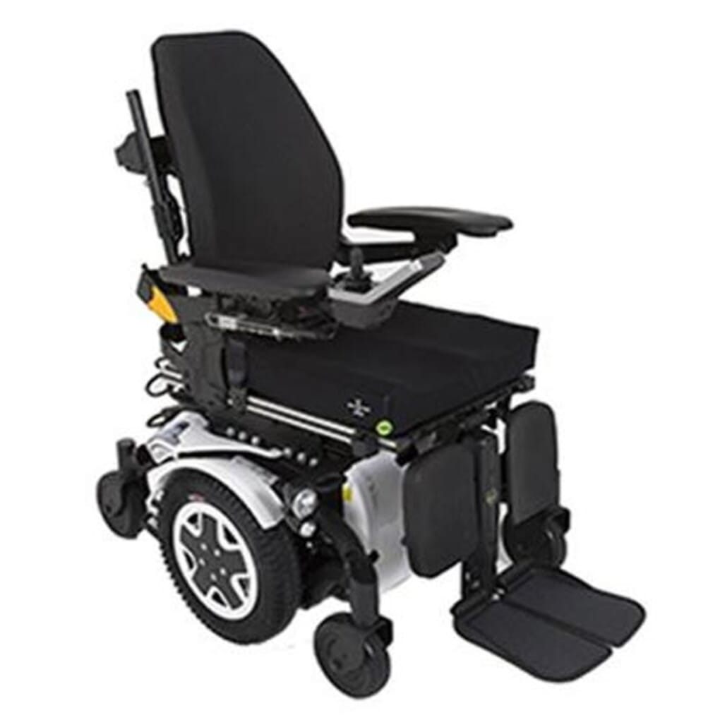 Narrow motorized clearance wheelchair