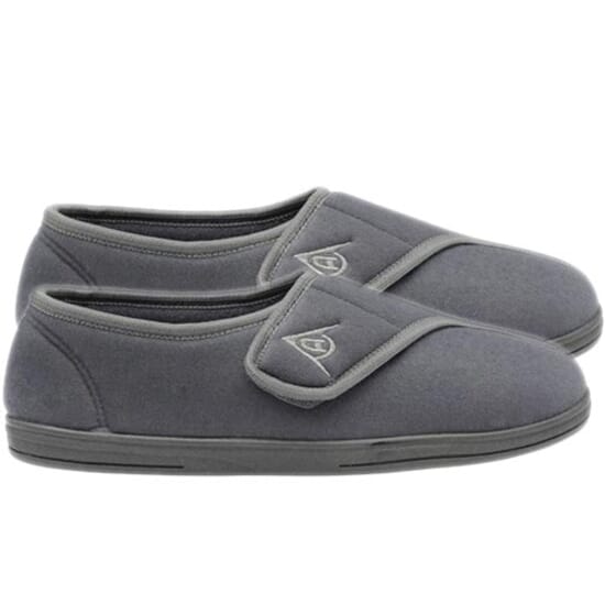 Grey Mens Slippers Size 7 Complete Care Shop