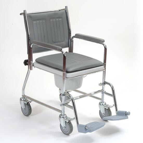 Drop Arm Wheeled Commode NRS Healthcare