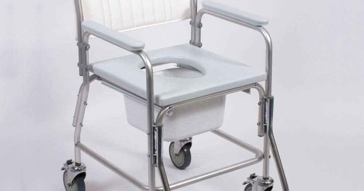 Optional Footrests for Portable Shower Commode Chair Pair NRS Healthcare Pro