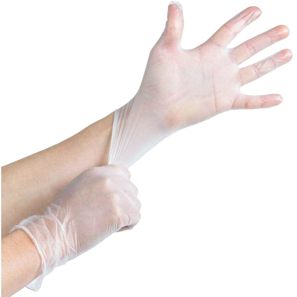 disposable gloves and aprons