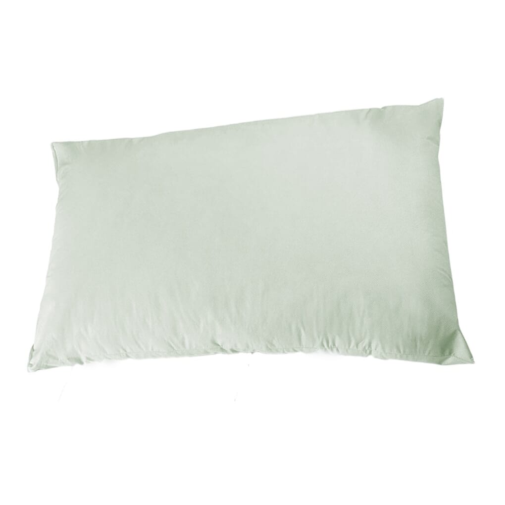 Flame retardant free outlet pillows