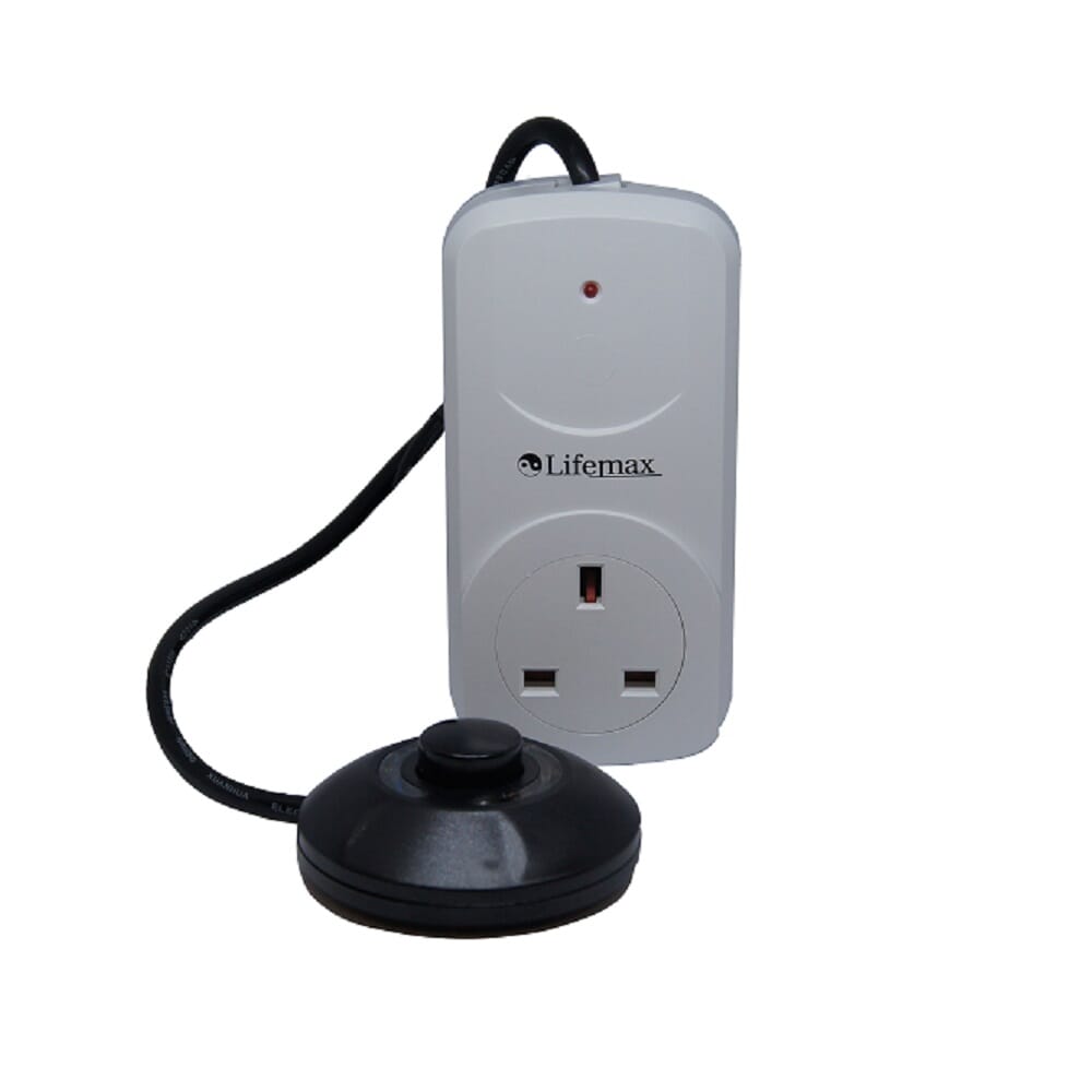 Lifemax White Hand Or Foot Mains On/Off Switch 1.6M