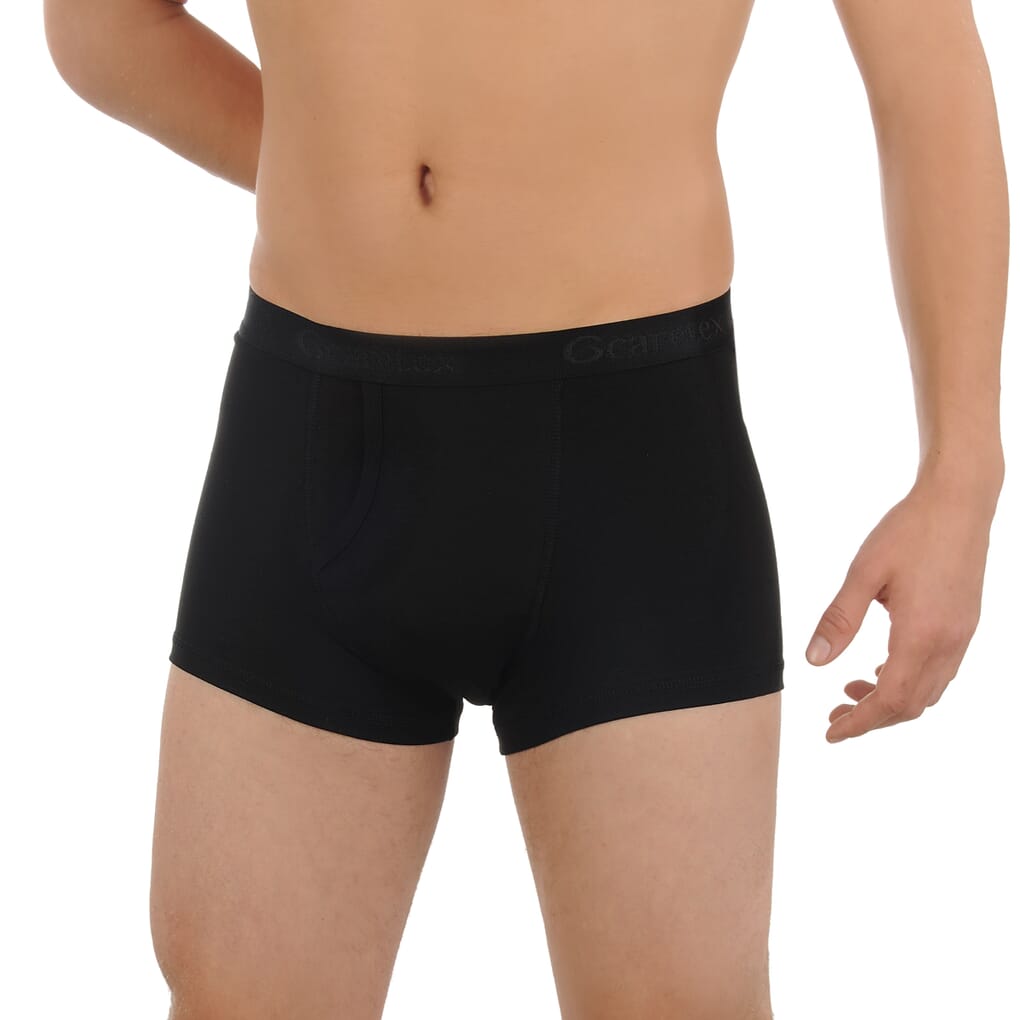 Mens boxer 2024 shorts for incontinence