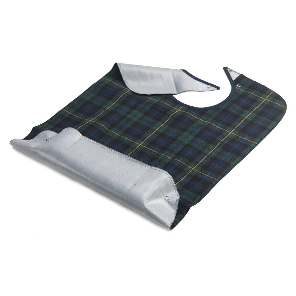 tartan bib