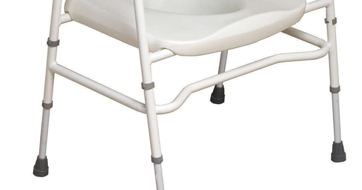 Toilet frame with outlet seat