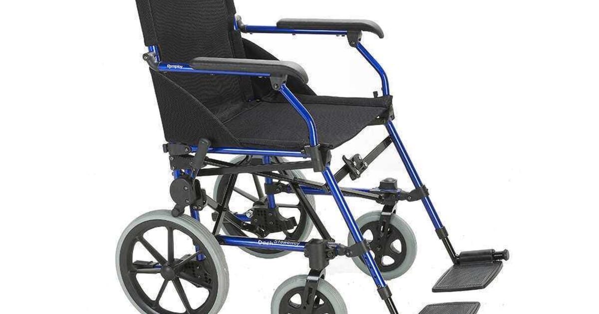 Stowaway Attendant Controlled Wheelchair NRS Healthcare Pro